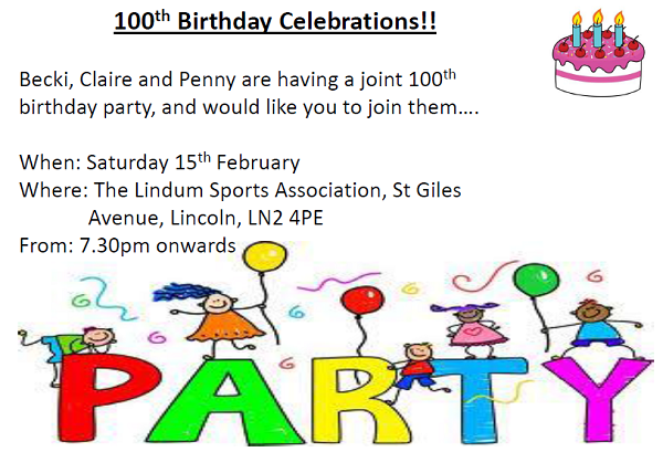 100th Party for Becki Claire and Penny